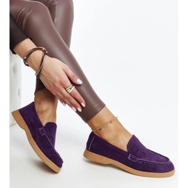 Lila Wildlederschuhe von Rumay 1