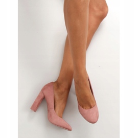 Pumps an einem ovalen Pfosten le027p Rosa 2