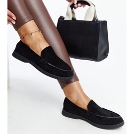 Rumay-Schuhe aus schwarzem Wildleder 1