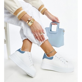 Weiße Ottavia-Plateau-Sportschuhe 1