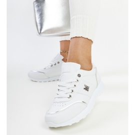 Weiße Sneakers mit dicker Kincheloe-Sohle 2