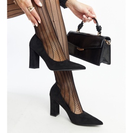 Schwarze Leea-Pumps mit hohem Absatz 1