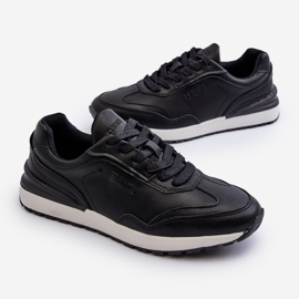 Herren-Ledersneaker Big Star NN174287 Schwarz 1