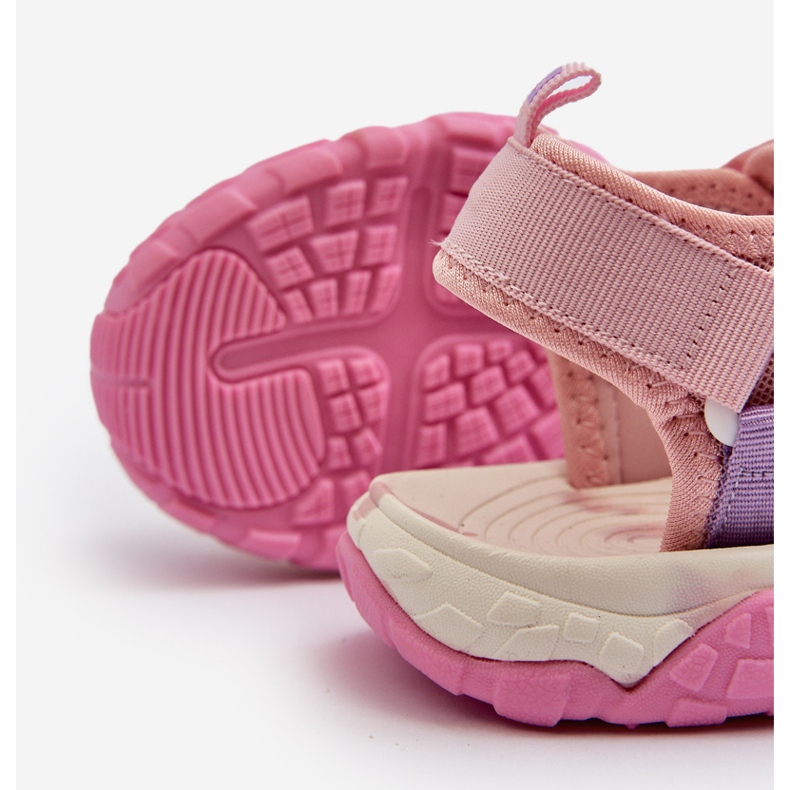 Mädchen-Sandalen mit Klettverschluss Big Star NN374238 Rosa 1