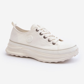 Damen-Sneaker mit massiver Sohle Big Star NN274126 Weiß 4