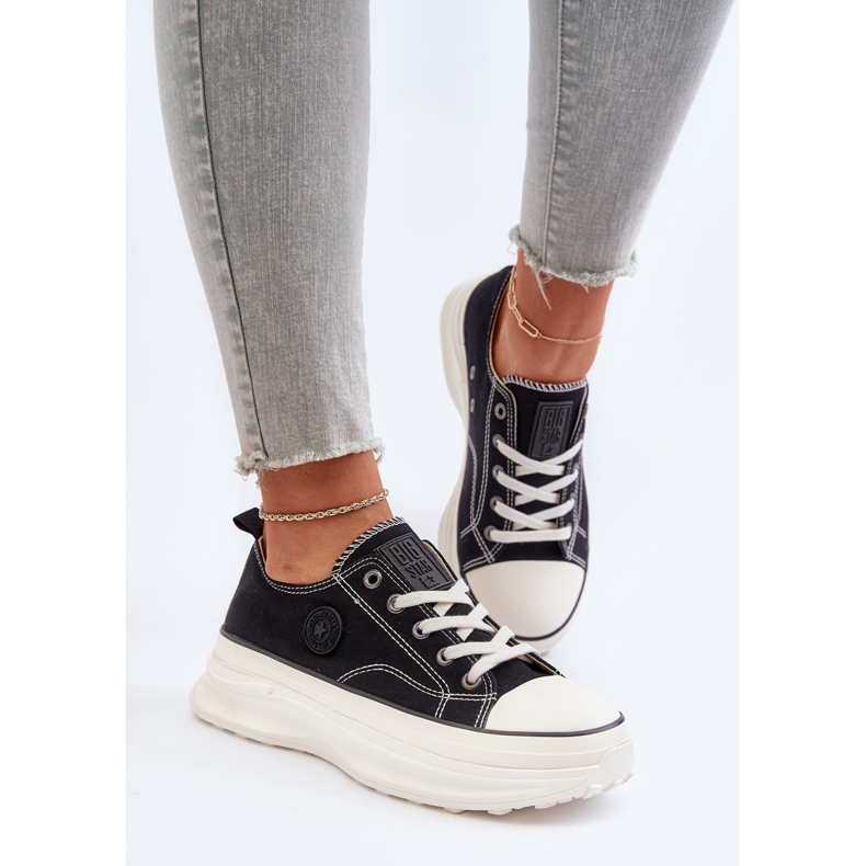 Damen-Sneaker mit massiver Sohle Big Star NN274125 Schwarz 1