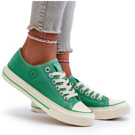 Niedrige Damen-Sneaker Big Star NN274268 Grün 16