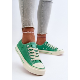 Niedrige Damen-Sneaker Big Star NN274268 Grün 10
