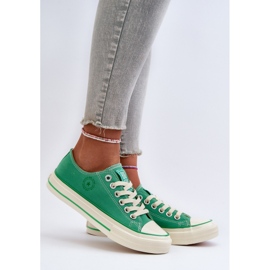 Niedrige Damen-Sneaker Big Star NN274268 Grün 9