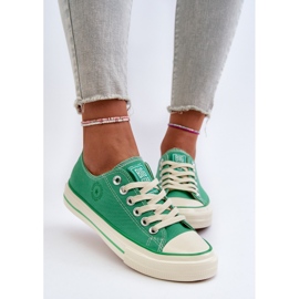 Niedrige Damen-Sneaker Big Star NN274268 Grün 11