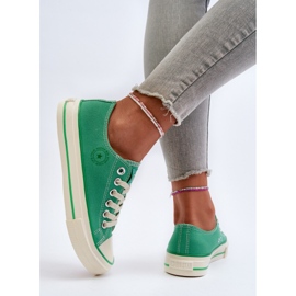 Niedrige Damen-Sneaker Big Star NN274268 Grün 12