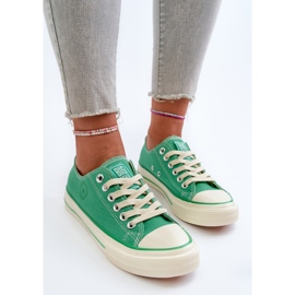 Niedrige Damen-Sneaker Big Star NN274268 Grün 14
