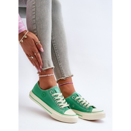 Niedrige Damen-Sneaker Big Star NN274268 Grün 5