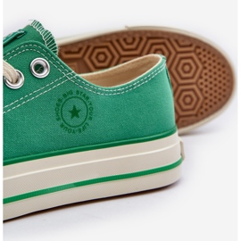 Niedrige Damen-Sneaker Big Star NN274268 Grün 7