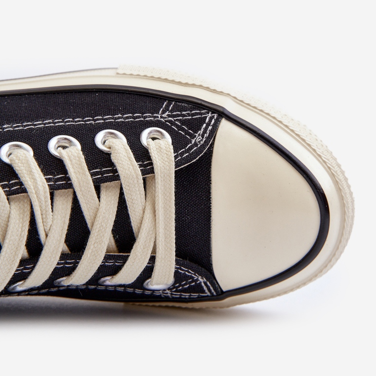 Niedrige Damen-Sneaker Big Star NN274269 Schwarz 1