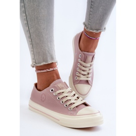 Niedrige Damen-Sneaker Big Star NN274270 Rosa 11