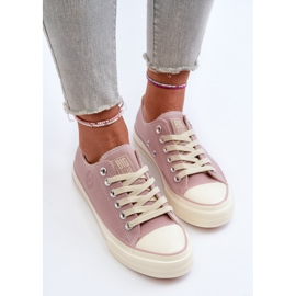 Niedrige Damen-Sneaker Big Star NN274270 Rosa 14