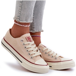 Niedrige Damen-Sneaker Big Star NN274272 Beige 13