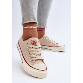 Niedrige Damen-Sneaker Big Star NN274272 Beige 7