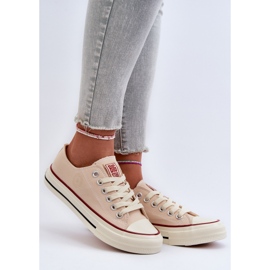 Niedrige Damen-Sneaker Big Star NN274272 Beige 6