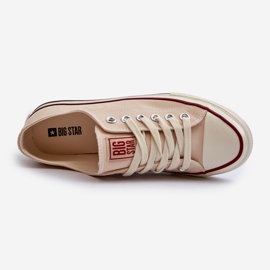 Niedrige Damen-Sneaker Big Star NN274272 Beige 10