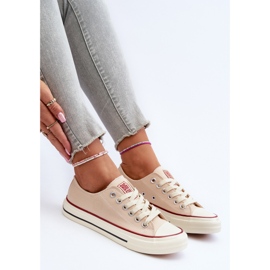 Niedrige Damen-Sneaker Big Star NN274272 Beige 11