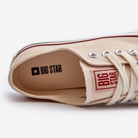 Niedrige Damen-Sneaker Big Star NN274272 Beige 3