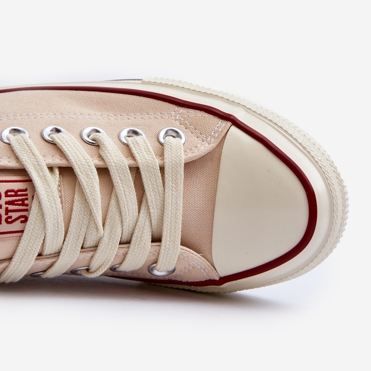 Niedrige Damen-Sneaker Big Star NN274272 Beige 1