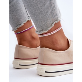 Niedrige Damen-Sneaker Big Star NN274272 Beige 2