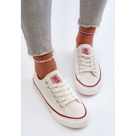Niedrige Damen-Sneaker Big Star NN274274 Weiß 9
