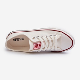 Niedrige Damen-Sneaker Big Star NN274274 Weiß 10