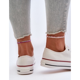 Niedrige Damen-Sneaker Big Star NN274274 Weiß 11