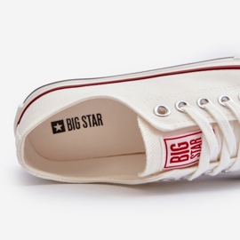 Niedrige Damen-Sneaker Big Star NN274274 Weiß 3