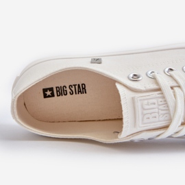 Klassische Damen-Sneaker Big Star NN274285 Weiß 4