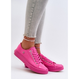 Klassische Damen-Sneaker Big Star NN274290 Fuchsia rosa 8