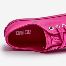 Klassische Damen-Sneaker Big Star NN274290 Fuchsia rosa 4