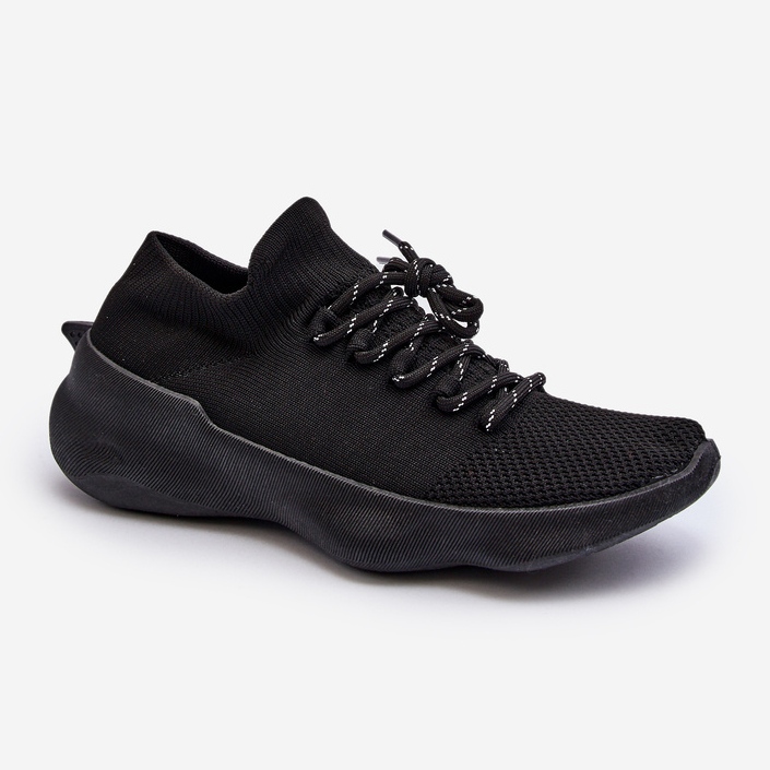 Schwarze Juhitha Slip-On-Sportschuhe für Damen 1