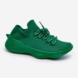 Slip-On-Sportschuhe für Damen, grün, Juhitha 1