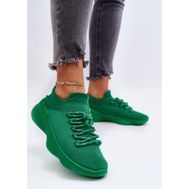 Slip-On-Sportschuhe für Damen, grün, Juhitha 3
