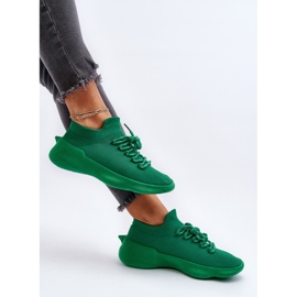 Slip-On-Sportschuhe für Damen, grün, Juhitha 6