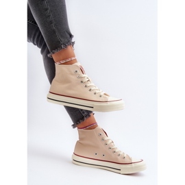 Hohe Damen-Sneaker Big Star NN274278 Beige 1