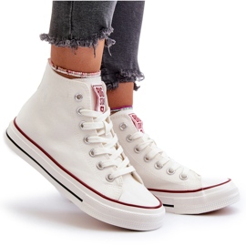 Hohe Damen-Sneaker Big Star NN274276 Weiß 10