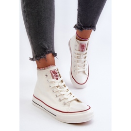 Hohe Damen-Sneaker Big Star NN274276 Weiß 5