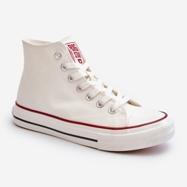 Hohe Damen-Sneaker Big Star NN274276 Weiß 2