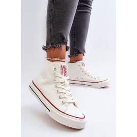 Hohe Damen-Sneaker Big Star NN274276 Weiß 4