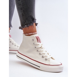 Hohe Damen-Sneaker Big Star NN274276 Weiß 6