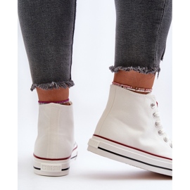 Hohe Damen-Sneaker Big Star NN274276 Weiß 9
