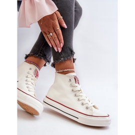 Hohe Damen-Sneaker Big Star NN274276 Weiß 1