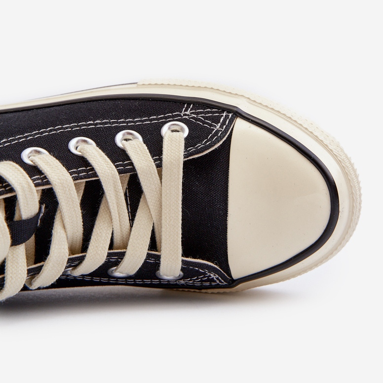 Hohe Damen-Sneaker Big Star NN274283 Schwarz 1