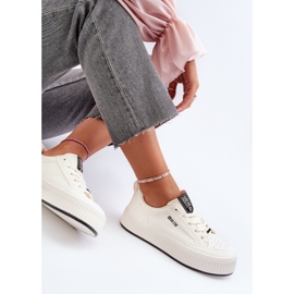 Damen-Plateau-Sneaker Big Star NN274254 Weiß 2